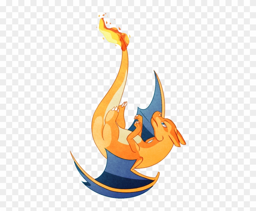 Pokemon Charmander, Charizard, Original Pokemon, Pokemon - Pokemon Charizard Falling #1367298