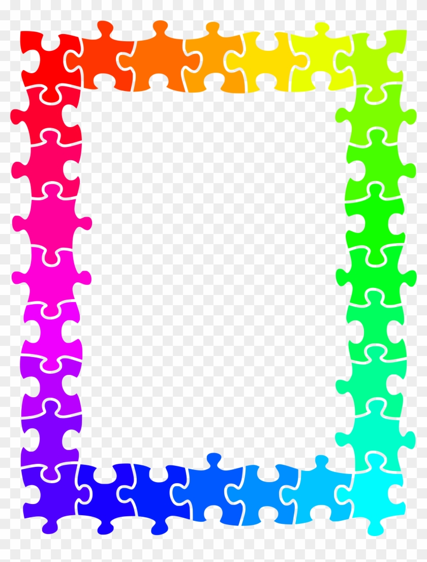 Puzzle Frame Png Clipart Jigsaw Puzzles Puzzle Video - Transparent Puzzle Piece Frame Png #1367401