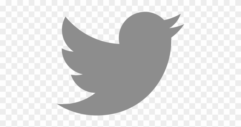 Facebook Twitter Instagram Youtube - Twitter Logo Grey Png #1367578
