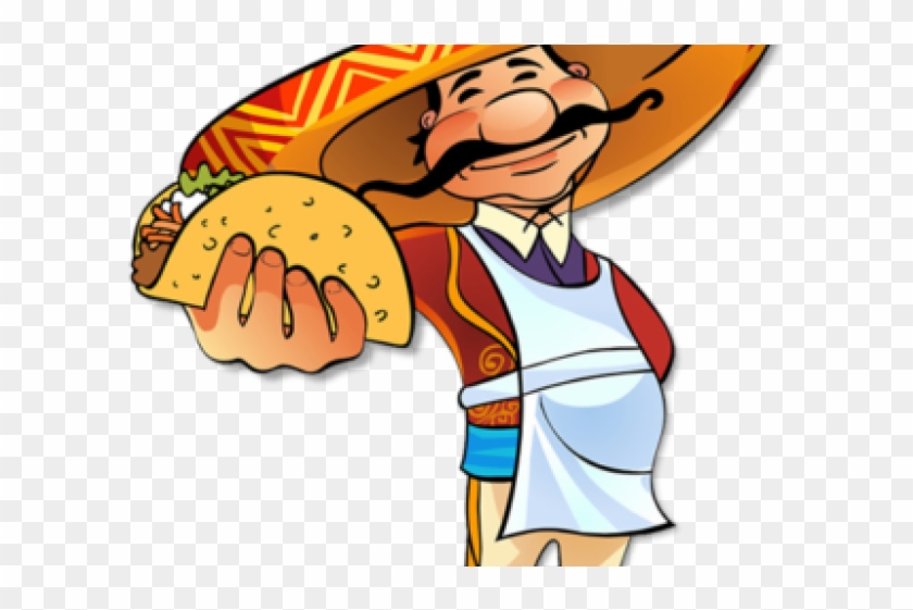 Escherichia Coli Clipart Dirty - Mexican Man Cartoon #1367735