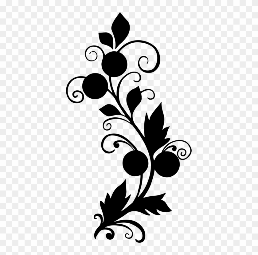 Flower Drawing Black And White Floral Design Clipart Black And White Floral Design Free Transparent Png Clipart Images Download