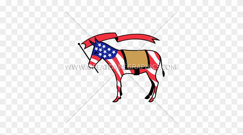 Democrat Donkey Stripes - Cartoon #1367818
