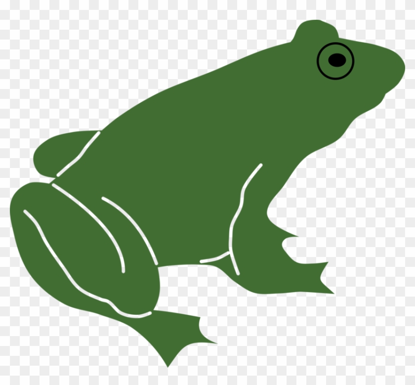 Toad Clipart Katak - Frog Silhouette #1367842