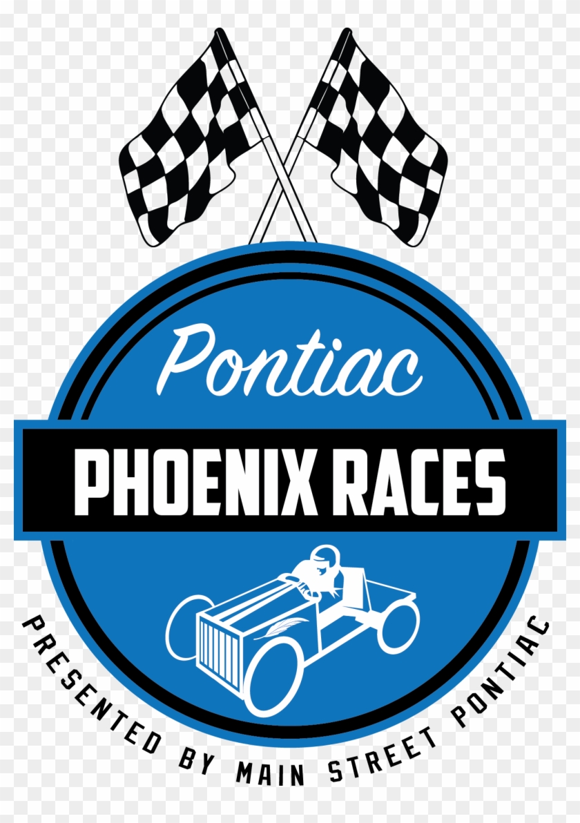 The 1st Annual Phoenix Races Are Here Student Races - Chequered Flags Rally Motorsport Stock Car Stickers #1367883
