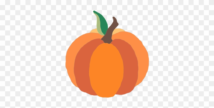 Short Orange Color Block Designer Harvest Pumpkin Halloween - Pumpkin Clip Art Png #1367952