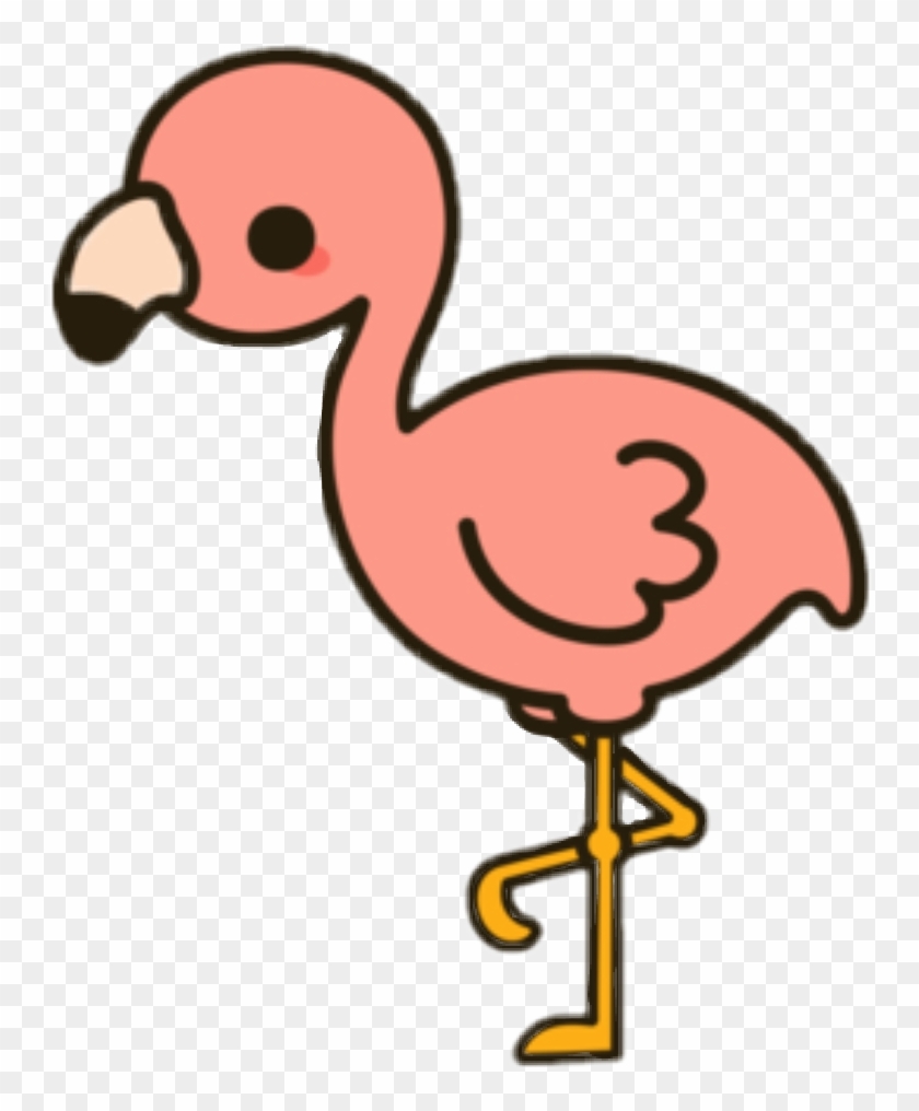 Flamingo Transparent Cute Banner Black And White Library - Cute Flamingo -  Free Transparent PNG Clipart Images Download
