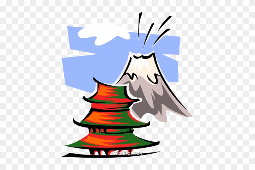 Pagoda By Volcano - Pagoda By Volcano #1368248