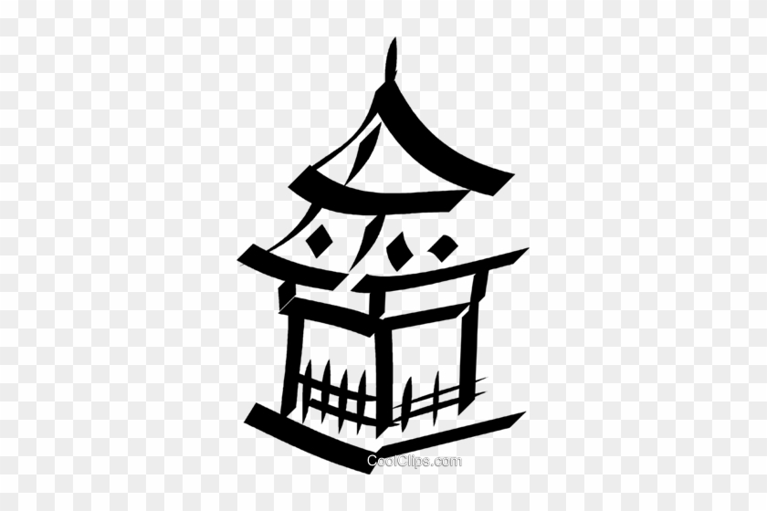 Pagoda Clipart Japanese Shrine - Templo Japones Png #1368299
