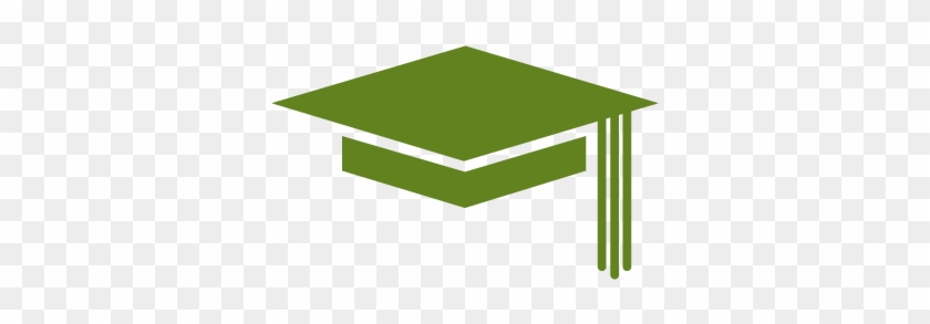 Graduation Cap - College Icon Green #1368435