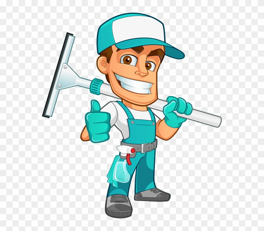 Clean Clipart General Cleaning - Window Cleaning Cartoon #1368468