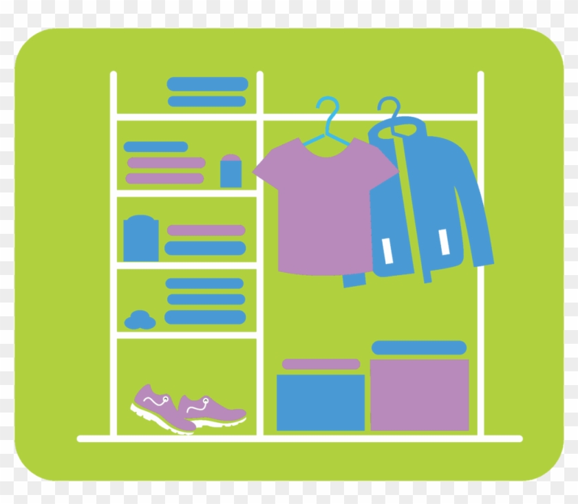 Clothes Closet Clipart - Closet #1368545