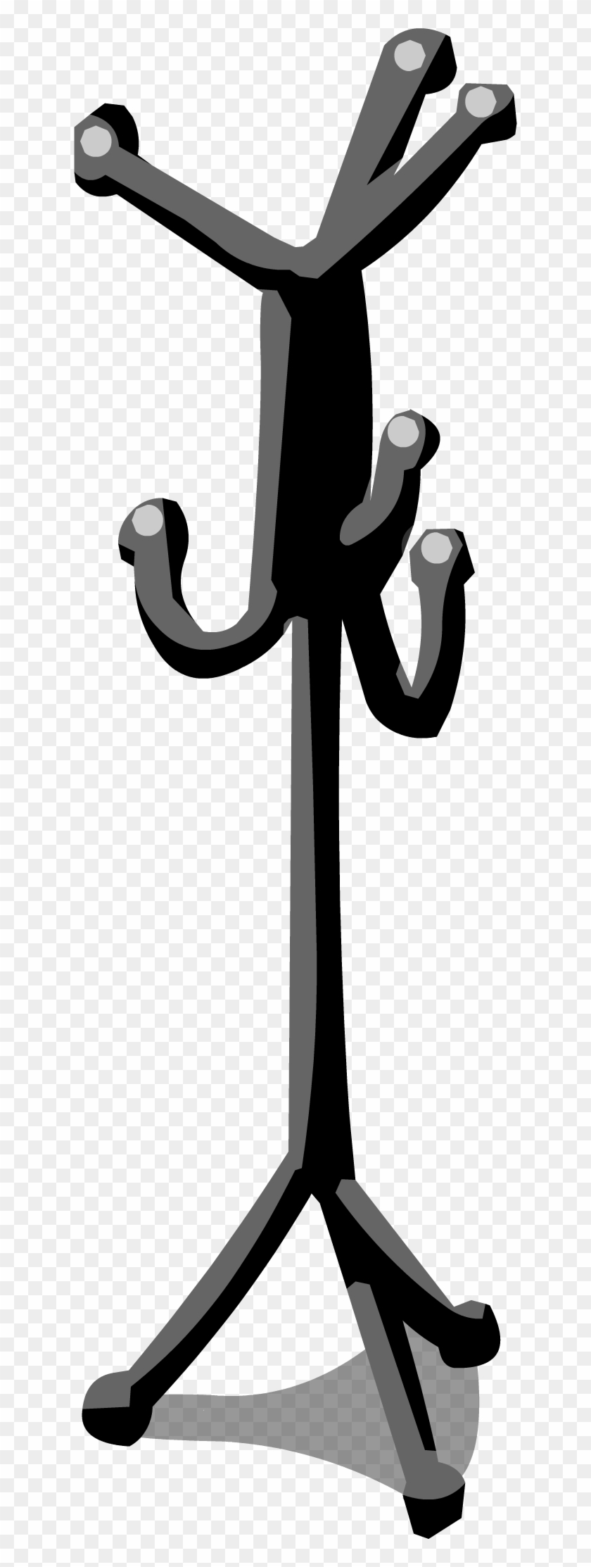 Clothing Clipart Clothing Rack - Cartoon Coat Rack Png #1368552