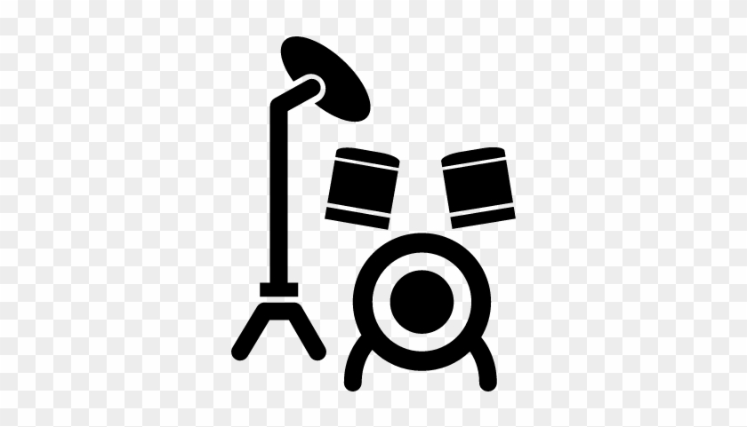 Drum Set Cartoon Variant Vector - Icono Bateria Musica #1368559
