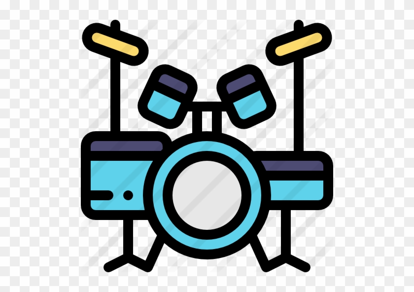 Drum Set Free Icon - Drum Set Free Icon #1368562