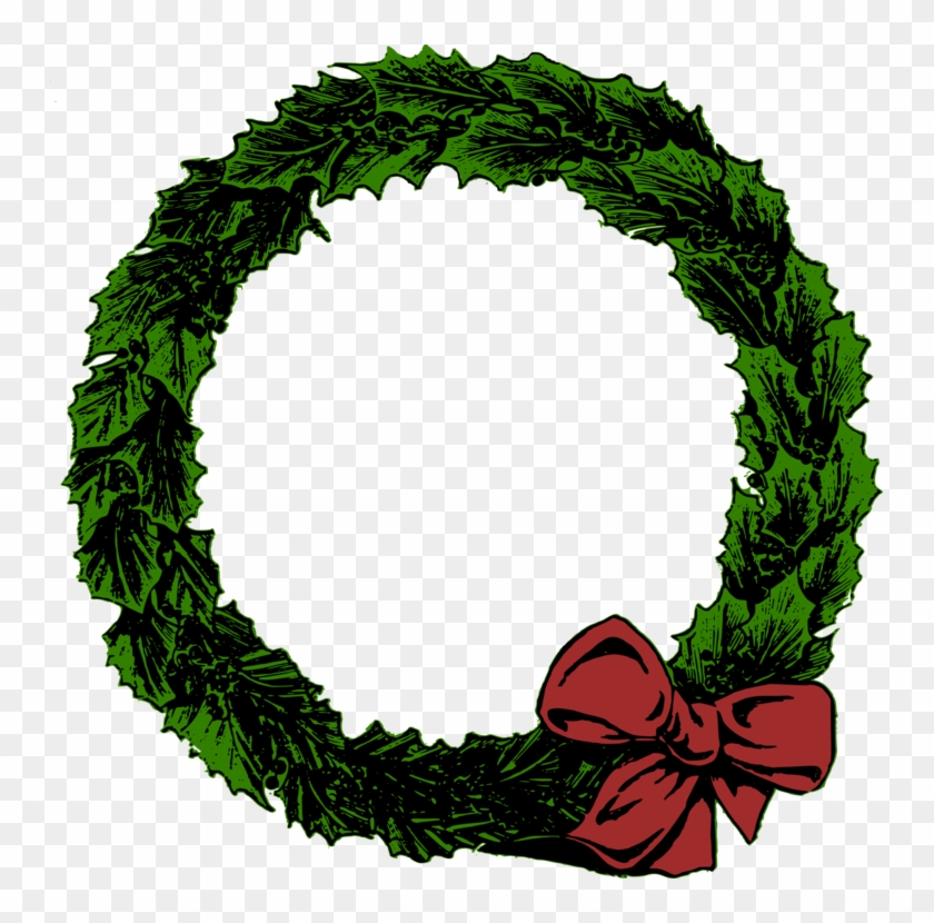 Christmas Wreaths Christmas Day Clip Art Christmas - Christmas Wreath Clipart #1368782