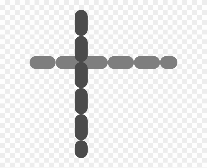 This Free Clip Arts Design Of Dotted Cross - This Free Clip Arts Design Of Dotted Cross #1368925