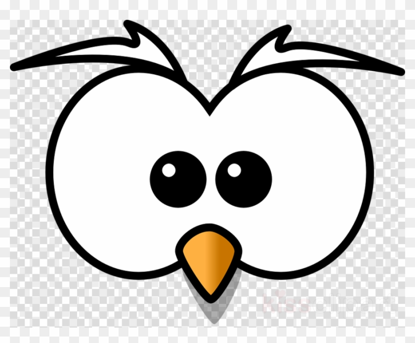 Cartoon Owl Face Clipart Owl Drawing Clip Art - Png Speech Balloons #1368976