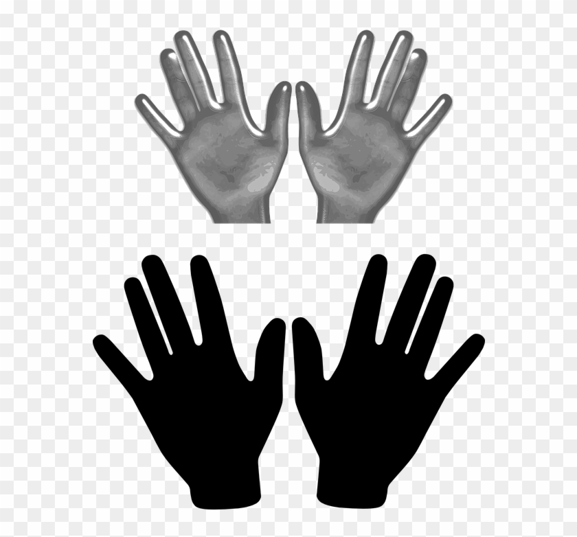 Finger Clipart Left Right Hand - Two Hands Clip Art #1369013