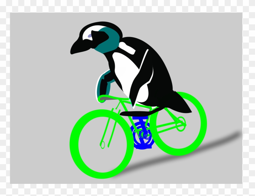 Penguin On A Bike #1369026