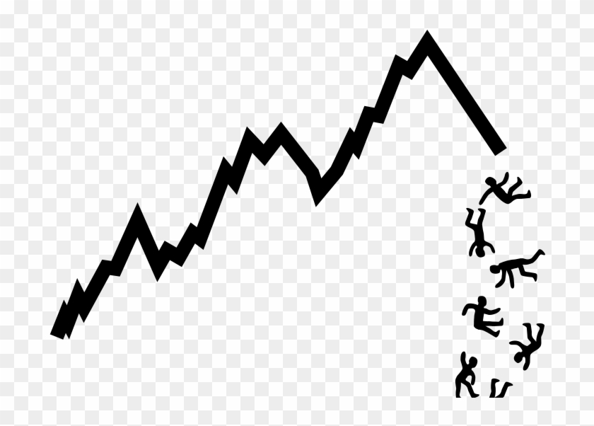 Stock Market Vs Humanity Simple - Stock Market Graph Vector #1369162