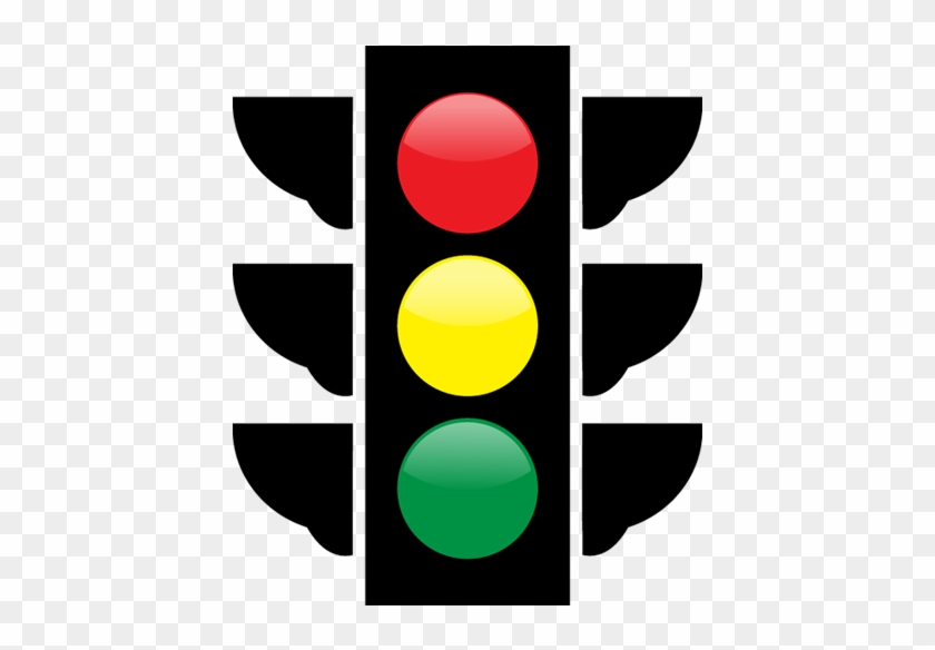 Street Clipart Signal Light - Traffic Signal Vector #1369275