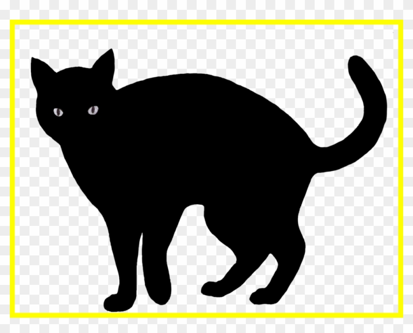 Scared Cat Clipart 7 Clip Art Of A Scary - Halloween Clipart Black Cat #1369368