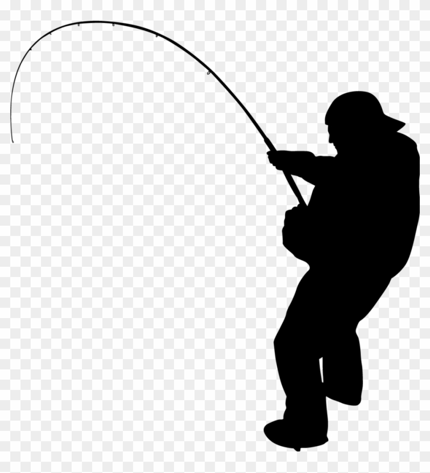 Silhouette Clip Art At Getdrawings Com Free - Fishing Silhouette Png #1369383