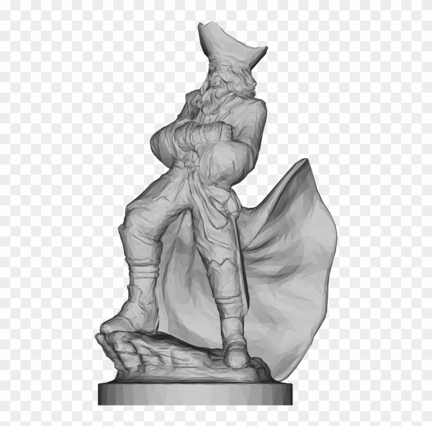 Statue Sculpture Drawing Low Poly Art - Рисунок Карандашом Статую Свободу #1369424