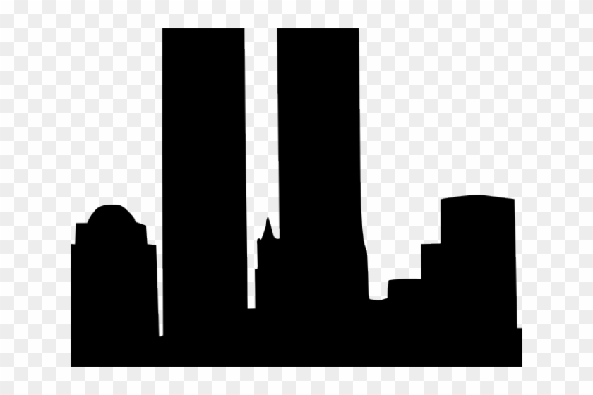 Twin Towers Clipart - World Trade Center Outline #1369493