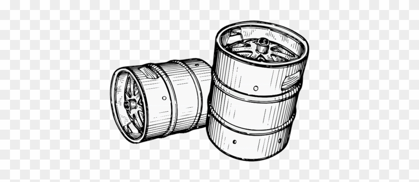 Beer Kegs Clipart Transparent - Beer Keg Clip Art #1369613