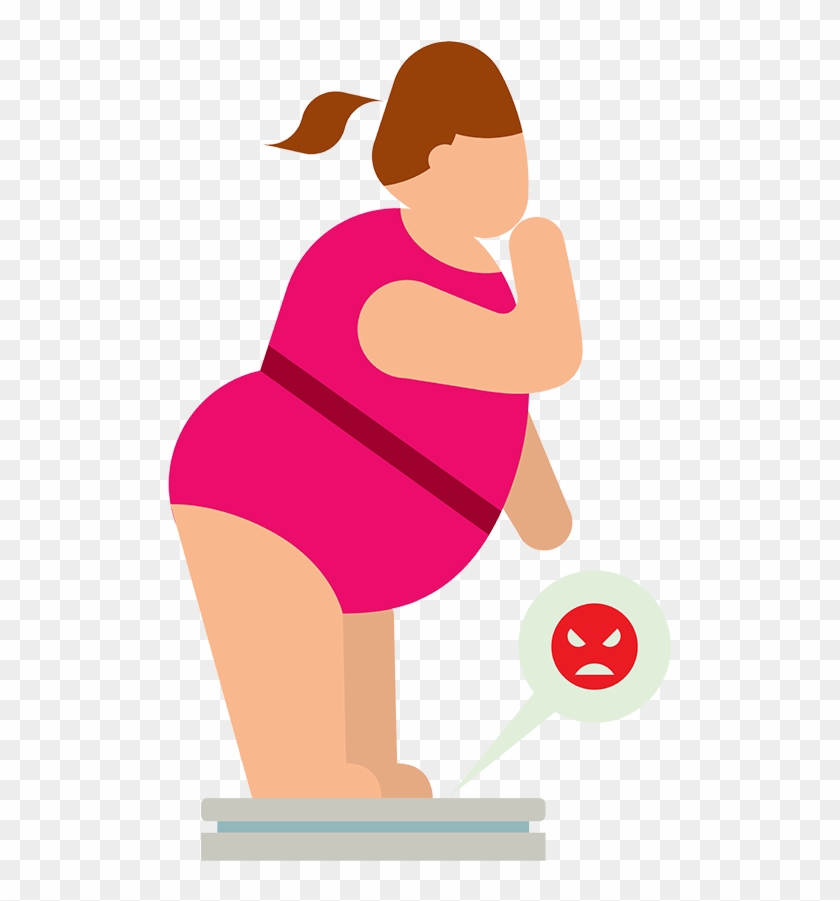 Stomach Clipart Obese Child - Sobrepeso Y Obesidad Dibujo - Free  Transparent PNG Clipart Images Download