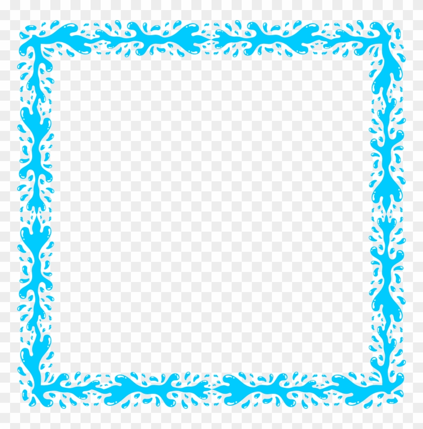 Download Transparent Blue Frame Png Clipart Clip Art - Transparent Blue Border Design #1369728