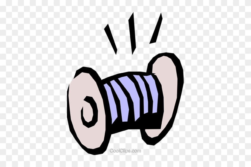 Spool Of Thread Royalty Free Vector Clip Art Illustration - Illustration #1369736