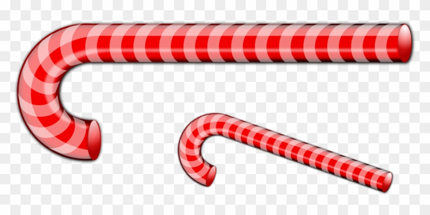 Candy Cane Gelatin Dessert Gummi Candy Gumdrop Gummy - Free Clipart Candy Cane #1369827