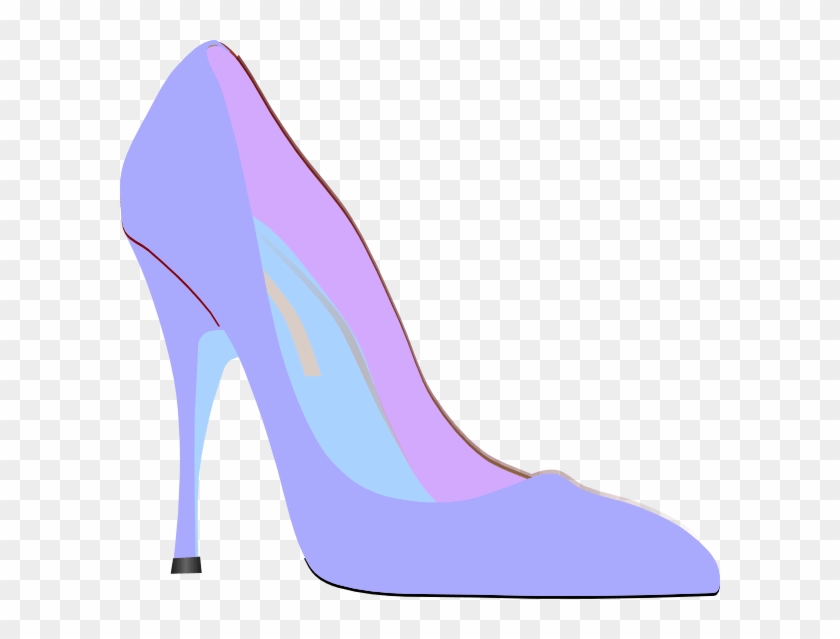 Purple High Heel Clipart - Heels Clipart Transparent Background #1369883