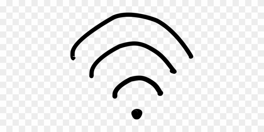 Wi-fi Internet Hotspot Wireless Symbol - Wifi Logo Sketch Png #1369906