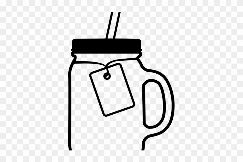 Mason Jar Clipart Straw Clipart - Mason Jar Icon Png #1369916