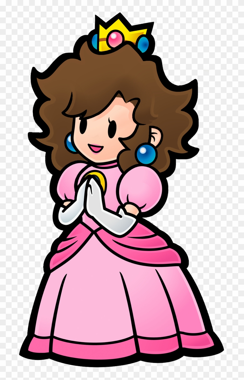 Please Don't Pay Attention To The Crust Along The Edges - Paper Mario Color Splash Peach #1370013