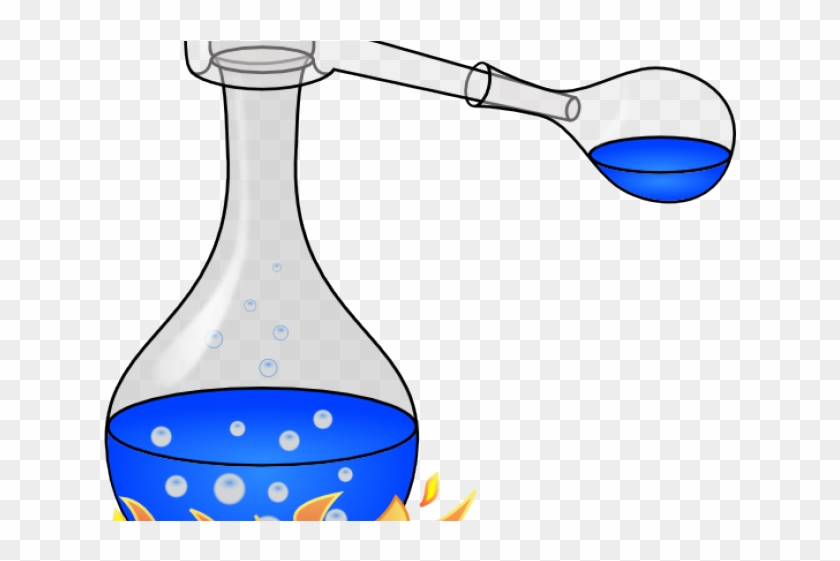 Laboratory Clipart Lab Equipment - Distillation Chemistry Cartoon #1370085