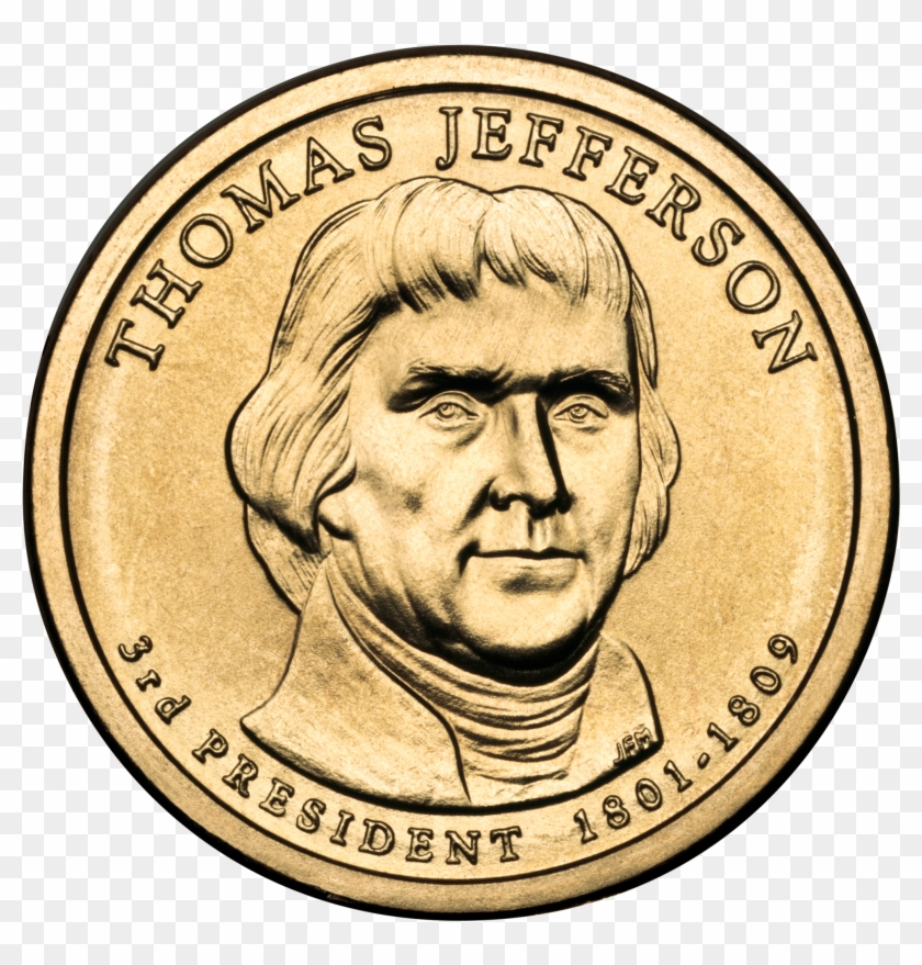 Thomas Jefferson Presidential $1 Coin Obverse - Thomas Jefferson #1370087