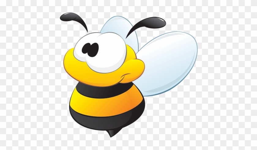Hornet Clipart Happy - Baby Bee Cartoon #1370179