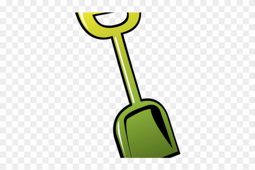 Green Clipart Shovel - Beach Shovel Clip Art #1370184