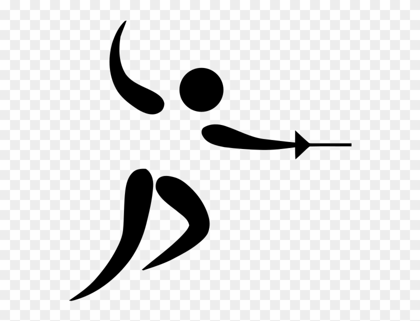 Archivo - Fencing Pictogram - Svg - Olympic Fencing #1370299