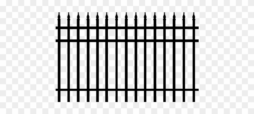 Iron Fence Png Clip Free Stock - Wrought Iron Fence Png #1370352