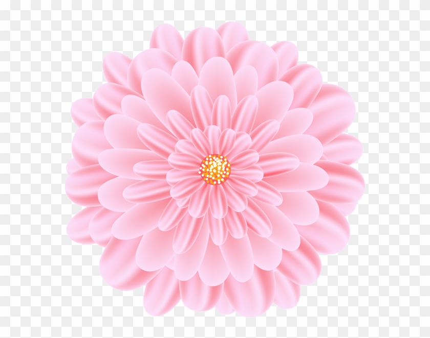 Flower Clip Art Image - Flower Button #1370376