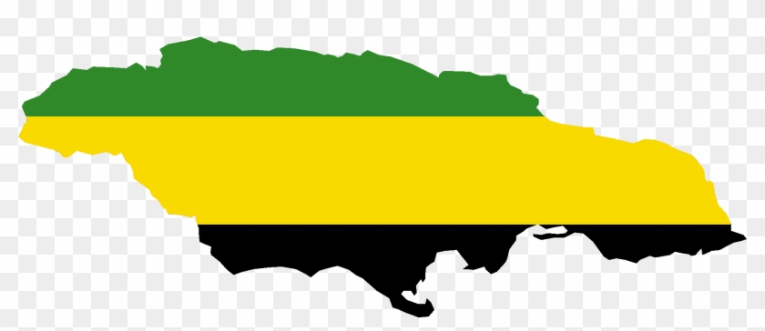 Png V - Jamaican Map And Flag #1370421