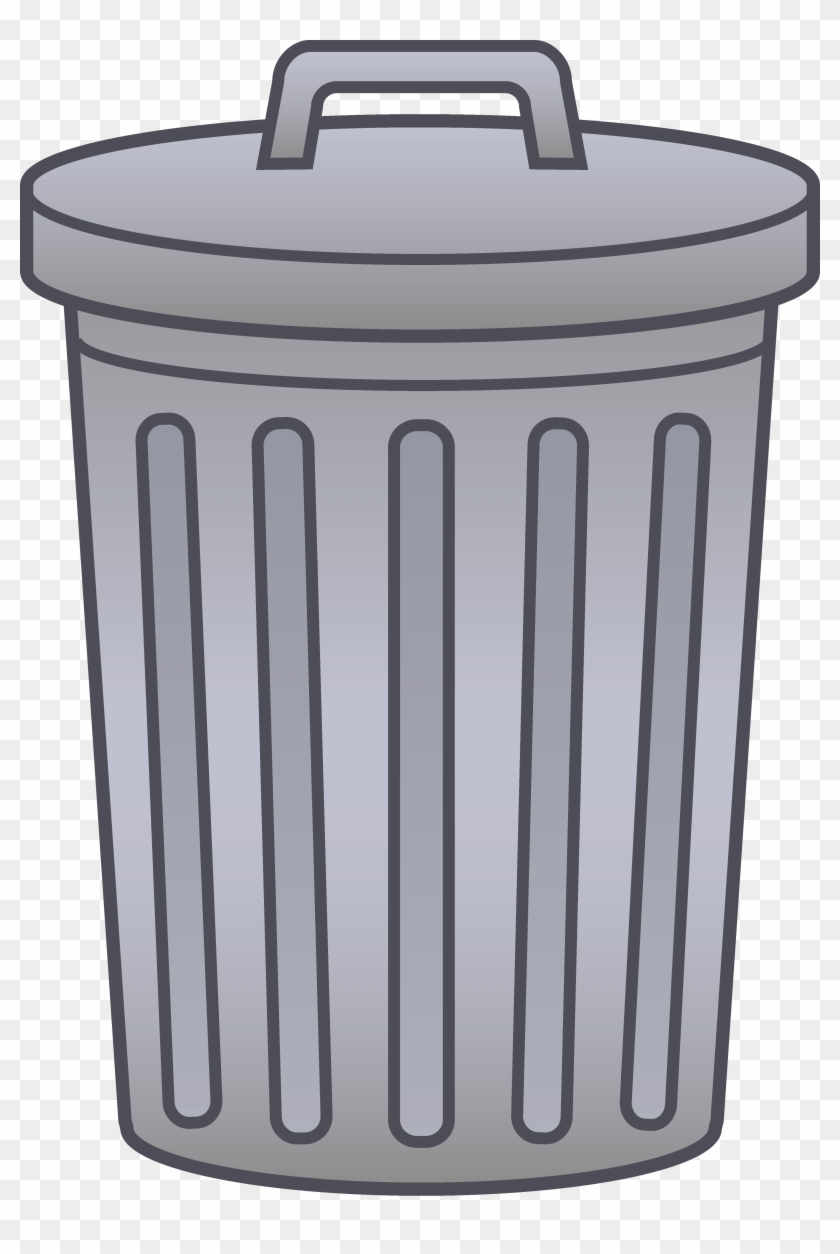 Collection Of Trash Transparent High Quality - Trash Can Clipart Png #1370504