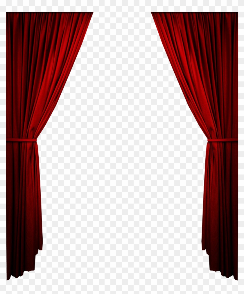 Download Red Curtain Png Clipart Window Treatment Curtain - Theater Curtain Png #1370529