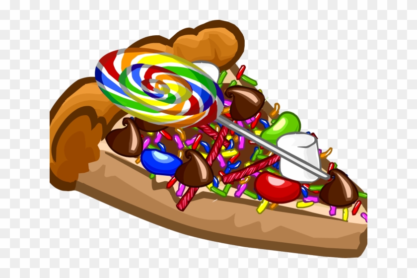 Candy Clipart Pizza - Club Penguin Candy Furniture #1370545