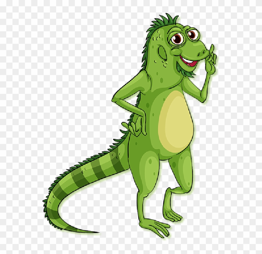 Gecko Clipart Iguana - Cartoon #1370557